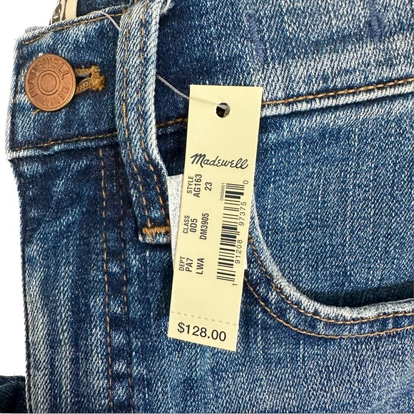 11" High-Rise Skinny Jeans in Longridge Wash Size 23 Style# AG163 - Picture 5 of 10